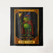 T'was The 'Tism M'Lord Frog Meme 自閉症啓発 タペストリー (正面)