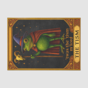 T'was The 'Tism M'Lord Frog Meme 自閉症啓発 薄葉紙
