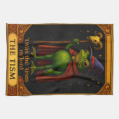 T'was The 'Tism M'Lord Frog Meme Autism Awareness キッチンタオル (横)