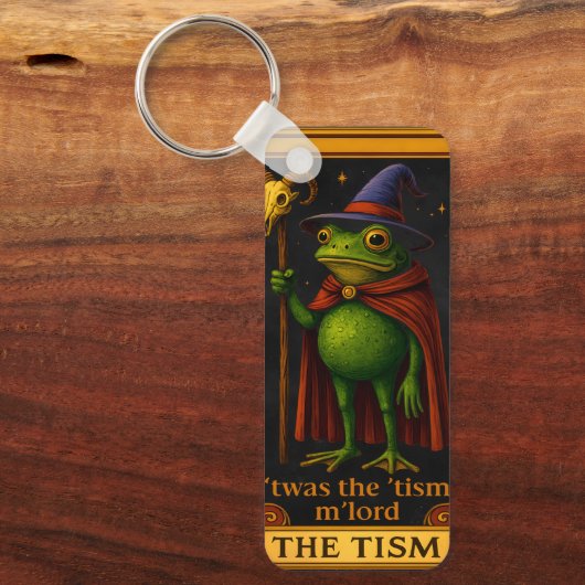 T'was The 'Tism M'Lord Frog Meme Autism Awareness キーホルダー (正面)