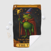 T'was The 'Tism M'Lord Frog Meme Autism Awareness ゴルフタオル (インサイチュ)