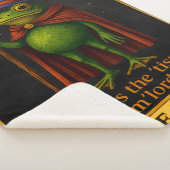 T'was The 'Tism M'Lord Frog Meme Autism Awareness シェルパブランケット (3/4)