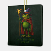 T'was The 'Tism M'Lord Frog Meme Autism Awareness セラミックオーナメント (左)