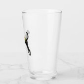 TWC犬はボーホフォーラルシルエットガラスを繁殖 タンブラーグラス (左)