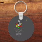 Tweaks Clothing - Marcus Mosiah Garvey Quote - Jam キーホルダー (正面)
