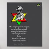 Tweaks Clothing - Marcus Mosiah Garvey Quote - Jam ポスター (正面)