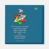 Tweaks Clothing - Marcus Mosiah Garvey Quote - Jam マグネット (正面)