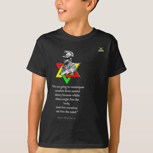Tweaks Clothing - Marcus Mosiah Garvey Quote - Jam Tシャツ (正面)