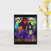 Twear Tee's Monster Mash Halloweenコスチュームおもしろいモン カード (黄色い花)