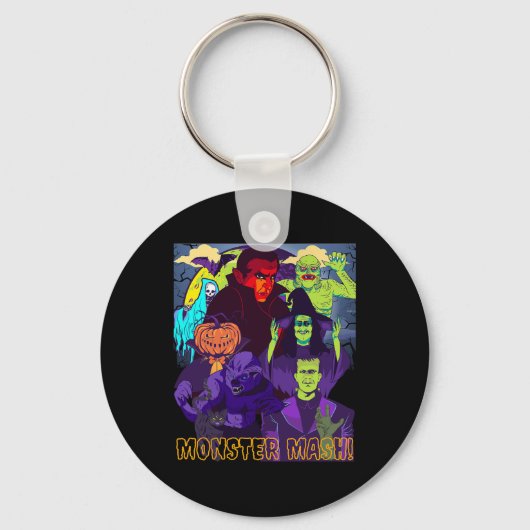 Twear Tee's Monster Mash Halloweenコスチュームおもしろいモン キーホルダー (正面)
