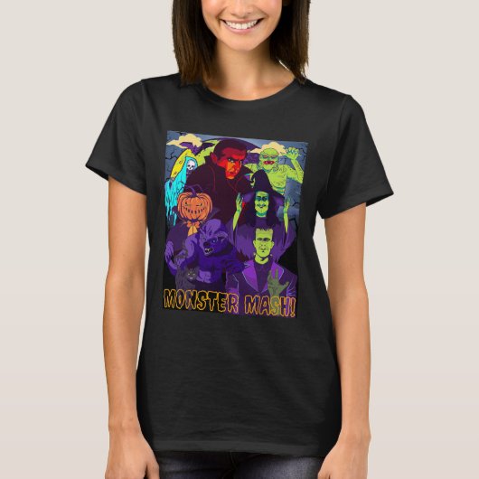Twear Tee's Monster Mash Halloweenコスチュームおもしろいモン Tシャツ (正面)