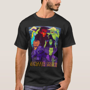 Twear Tee's Monster Mash Halloweenコスチュームおもしろいモン Tシャツ