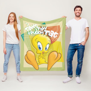 TWEATH™「I Tawt I Taw A Puddy Tat」 フリースブランケット