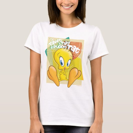 TWEATY™「I Taw I Taw A Puddy Tat」 Tシャツ (正面)