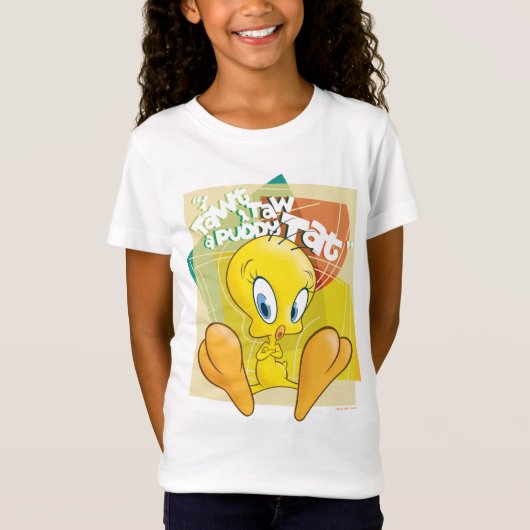 TWEATY™「I Taw I Taw A Puddy Tat」 Tシャツ (正面)