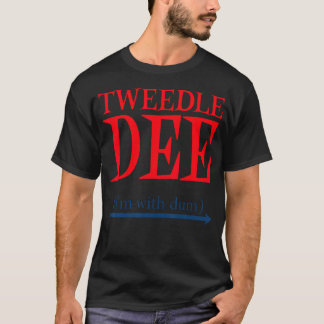 Tweedle Dee I'M With Dum - Lazy Coule Halloween C Tシャツ