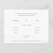 Tweeling Baby Geboortekaartje Schattige Muisjes ポストカード (裏面)