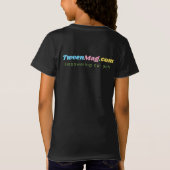 Tween MagazineハートHands Tシャツ、preteen girls Tシャツ (裏面)