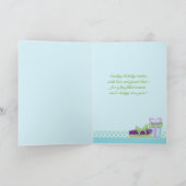 Tweet Family Happy Holiday Owl w/tree & presen シーズンカード (内部)