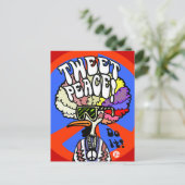 Tweet Peace！ポストカード ポストカード (スタンド正面)