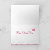 Tweetheartの鳥のバレンタインデーカード(ピンク) シーズンカード (内部)