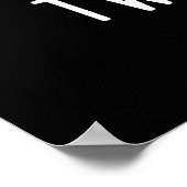 Tweetheart おもしろい Love Birds Pun Dark BG ポスター (角)