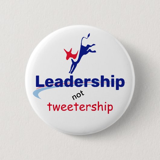 Tweethershipではないリーダーシップ 缶バッジ (正面)