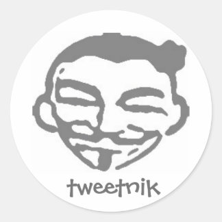 Tweetnikスタンプ ラウンドシール