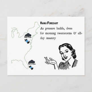 Tweetstorms俳句はがき ポストカード