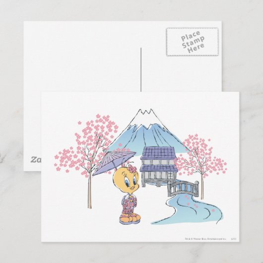 TWEETTY™日本 ポストカード (正面/裏面)