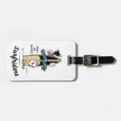 TWEETY™およびSYLVESTER™のサーフラー ラゲッジタグ (正面横)