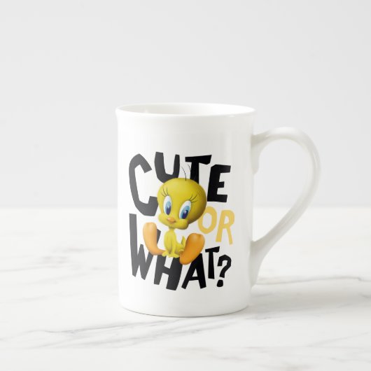 TWEETY™ - かわいい？ ボーンチャイナマグカップ (右)
