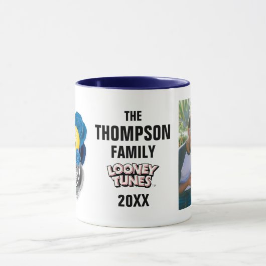 TWEETY™とバラ家族の写真 マグカップ (中央)