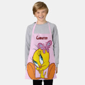 TWEETY™とButterfly エプロン (着用した状態)