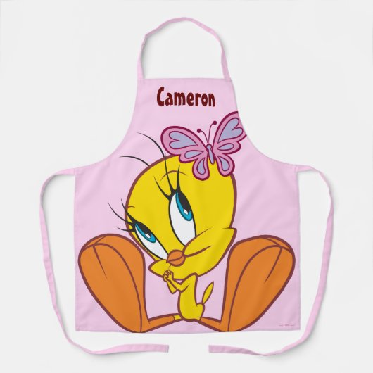 TWEETY™とButterfly エプロン (正面)