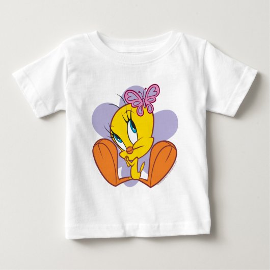 TWEETY™とButterfly ベビーTシャツ (正面)