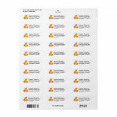 TWEETY™とButterfly ラベル (フルシート)