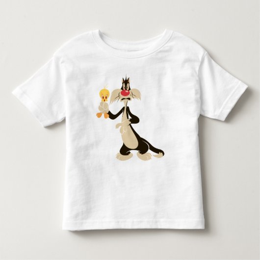 TWEETY™を使用したSYLVESTER™ トドラーTシャツ (正面)