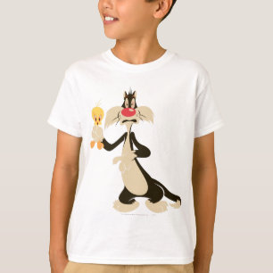 TWEETY™を搭載したSYLVESTER™ Tシャツ