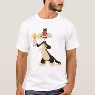 TWEETY™を搭載したSYLVESTER™ Tシャツ