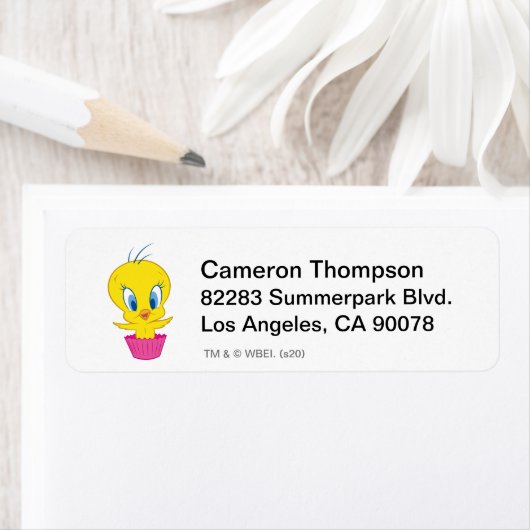 TWEETY™カップケーキ ラベル (インサイチュ)