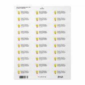 TWEETY™カップケーキ ラベル (フルシート)