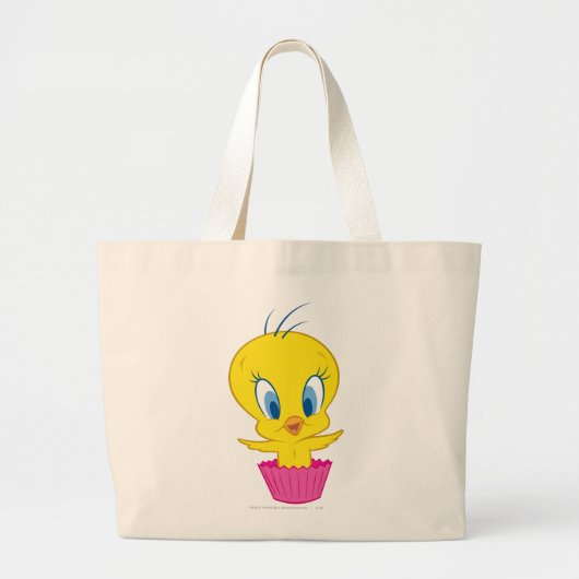 TWEETY™カップケーキ ラージトートバッグ (正面)