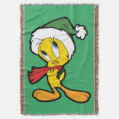 TWEETY™クリスマスの感想 スローブランケット (正面縦)