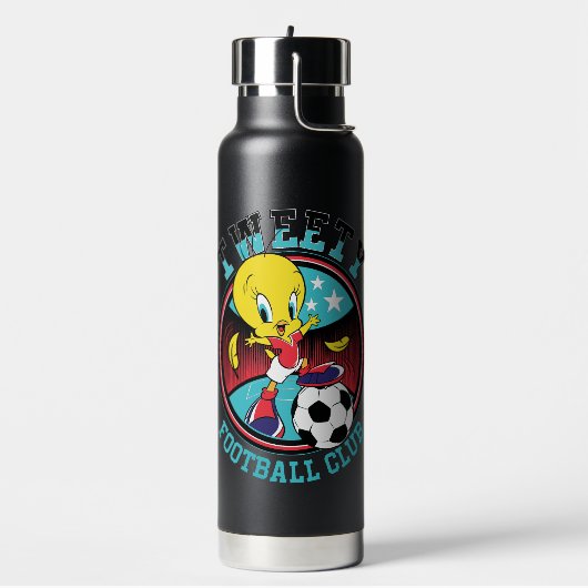 TWEETY™ サッカー クラブ バッジ ウォーターボトル (左面)