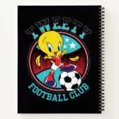 TWEETY™ サッカー クラブ バッジ ノートブック (裏面)