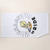 TWEETY™サーフボード – 乗車準備 ビーチタオル (正面)