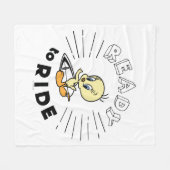 TWEETY™サーフボード – 乗車準備 フリースブランケット (正面(横))