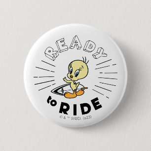 TWEETY™サーフボード – 乗車準備 缶バッジ