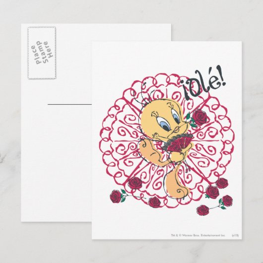 TWEETY™スペイン ポストカード (正面/裏面)